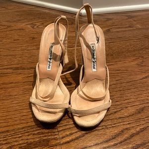 Manolo Blahnik Pink Nude Heels